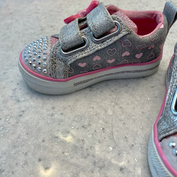 Light up sneakers, twinkle toes, sport by sketchers 5T 5 - Picture 2 of 6